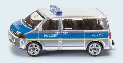 Produktbild von Siku Mannschaftswagen POLIZEI Spielzeugauto blau/silber; 1350