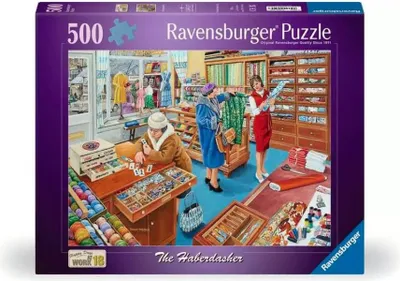 Zdjęcie produktu dla Ravensburger Puzzle 500 Happy Days At Work The Haberdasheruszkodzone
