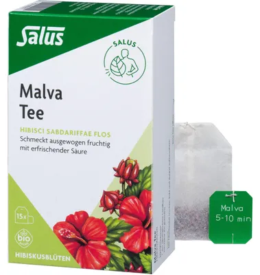 Produktbild von Salus Malva Tee, Hibiskusblüten, Hibisci sabdariffae flos 15 St
