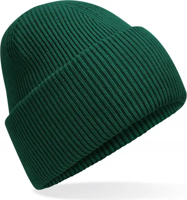 Immagine prodotto di Beechfield B385R | Classic Engineered Deep Cuffed Beanie - Farbe: Bottle Green - Größe: Taglia unica