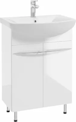 Produktbild von Stamar | Badezimmerschrank - mit Waschbecken - 60 cm - große Kammer