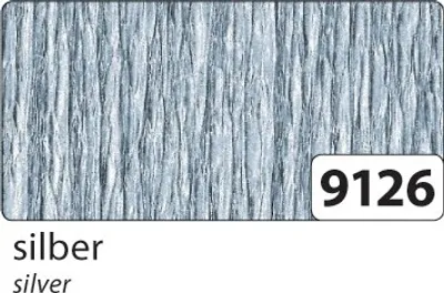 Produktbild von folia 8209126 Fein Krepppapier 32g/m², 50x250cm, 1 Rolle, silber, silber (1 Stück)