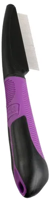Produktbild von Karlie Flohkamm mit Griff für Katzen 21 cm lila-schwarz