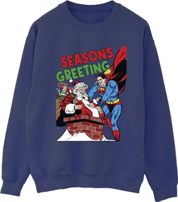 Produktbild von DC Comics - Sweatshirt für Herren BI44629 (S) (Marineblau)