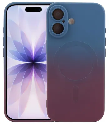 Immagine prodotto di Custodia in silicone MagSafe per Apple iPhone 17 con sfumatura di colore e protezione dell'obiettivo del telefono cellulare
