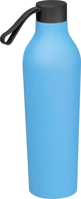 Produktbild von Gummierte Trinkflasche / 750ml / Farbe: hellblau
