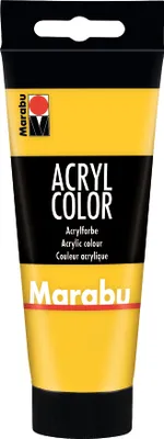 Produktbild von Marabu 12010050021, 100 ml, Gelb, Satin, Tube, Wasserfest