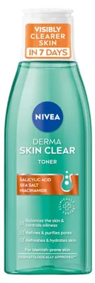 Produktbild von NIVEA Derma Skin Clear Normalisierendes Gesichtswasser mit Salicylsäure 200 ml