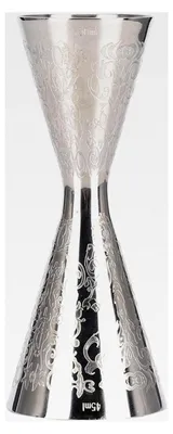 Produktbild von Doppelter Cocktail-Jigger, Edelstahl, 4,6 Zoll, 0,5 Unzen bis 3 Unzen Messbecher für die Bar