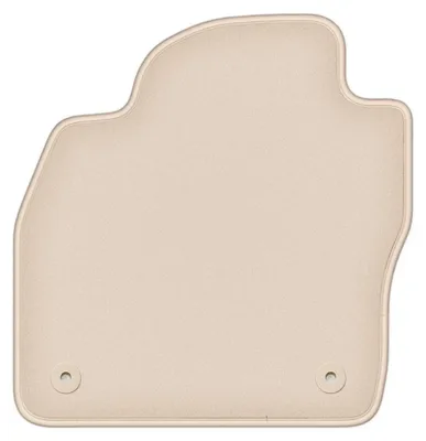 Produktbild von DURBAN Beige Velours-Fahrerfußmatte für Seat Ibiza V Schrägheck (2017-)