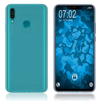 Produktbild von PhoneNatic Case kompatibel mit Huawei Y9 (2019) - Crystal Clear Silikon Hülle transparent Cover