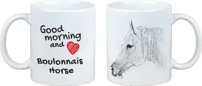 Immagine prodotto di Art-Dog Tazza in Vetroceramica – Cavallo Boulonnais