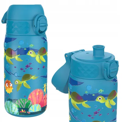 Image de Ion8 Bidon isotherme enfant 0,32 L Tortue Étanche Scolaire