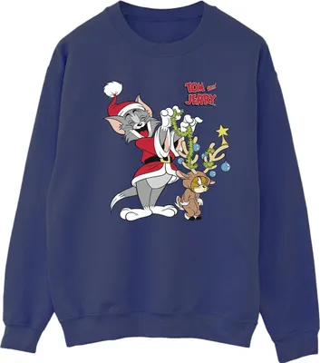 Produktbild von Tom & Jerry - Sweatshirt für Damen BI40822 (M) (Marineblau)