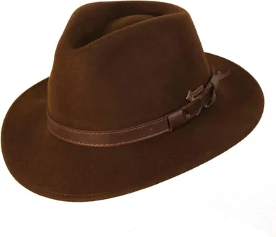 Produktbild von Scippis Hut Norton – Fedora-Stil Hut aus Wolle und Leder