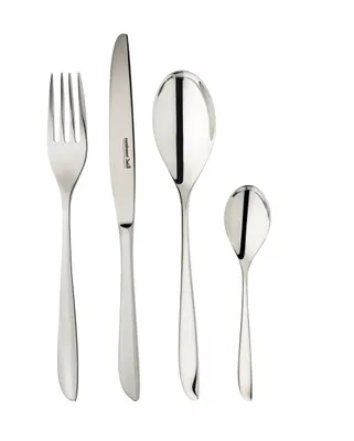 Produktbild von Sambonet Leaf 24-tlg., Besteckset, Tafelbesteck, Essbesteck, Edelstahl, 5216381
