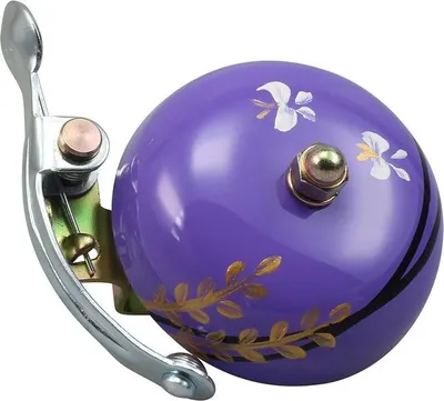 Productafbeelding van Fietsbel - Handgeschilderde Suzu-bel met stalen bandbevestiging - Chou - Crane Bell