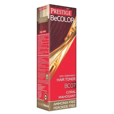 Zdjęcie produktu dla Prestige Be Color Półtrwała farba do włosów BC07 koralowy mahoń 100 ml