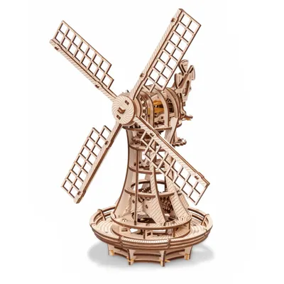 Zdjęcie produktu dla Puzzle 3D, Wiatrak, EWA, Drewno, 227 elementów