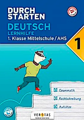 Produktbild von Durchstarten 1. Klasse - Deutsch AHS - Lernhilfe