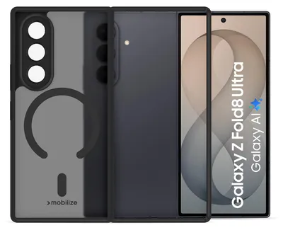 Image de Mobilize Hybrid Coque antichoc pour Samsung Galaxy Z Fold 8 Ultra - Compatible MagSafe Noir