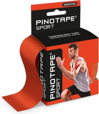 Produktbild von Pinotape Sport Sensitive Kinesiologie Tape Light Red 5 cm x 5 m