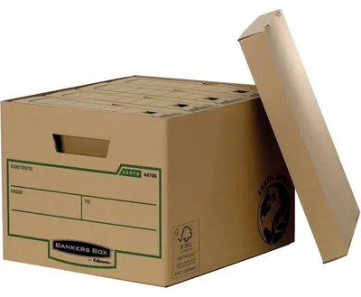 Produktbild von Fellowes 4470601, Papier, Braun, 320 g, 325 x 375 x 260 mm, 335 x 391 x 270 mm