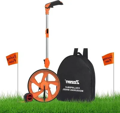 Produktbild von Maßband mit Markierungsflagge - faltbares Industriebandmaßband mit tragbarem Beutel
