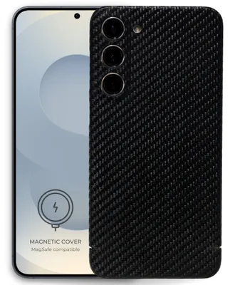 Produktbild von Handyhülle für Galaxy S26 Plus, Nevox Carbon Series Magnet, Schwarz