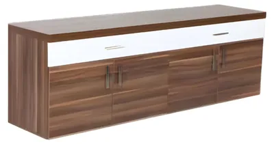 Produktbild von Moderner brauner weißer Aktenschrank Luxus Büromöbel Mehrzweckschrank