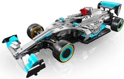 Obrázok produktu pre Mould King 13171 Formula 1 AMG diaľkovo ovládané pretekárske auto upínacie bloky 1257ks stavebnica hračiek -
