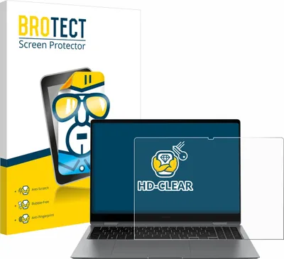 Produktbild von Für Samsung Galaxy Book5 Pro 360 16" Schutzfolie BROTECT Displayschutz Display Schutz Folie Klar Transparent