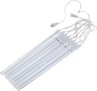 Zdjęcie produktu dla Wodoodporny SMD2835 LED String Lights 8 Tube Christmas Holiday Outdoor Decor 30cm Biały