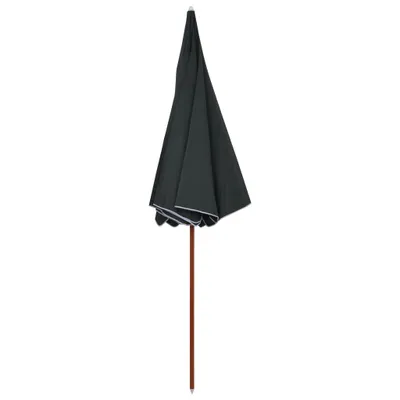 Zdjęcie produktu dla vidaXL Parasol ze stalowym drążkiem 300 cm antracytowy