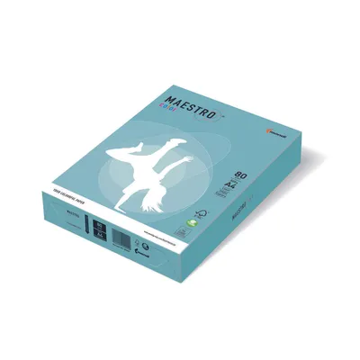Produktbild von Mondi Maestro Color mittelblau 80g/m² DIN-A4 - 500 Blatt MB30