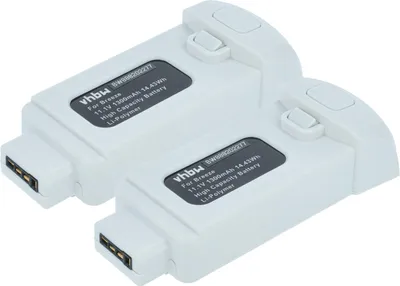Produktbild von vhbw 2x Akku Ersatz für Yuneec FCA105001 für Drohne Multicopter Quadrocopter (1300 mAh, 11,1 V, Li-Polymer)