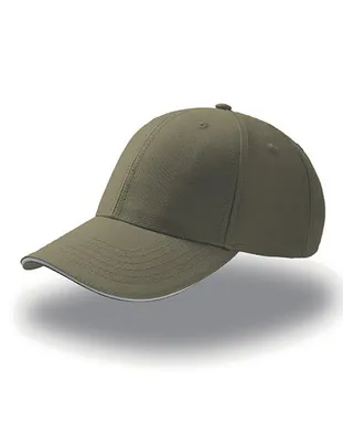 Produktbild von Atlantis  | Sport Sandwich Cap / Kappe / Mütze / Hut - Farbe: Olive/White - Größe: One Size