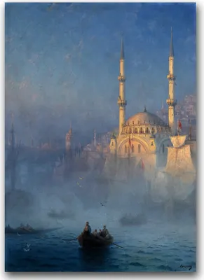 Produktbild von Poster - Canvas - Leinwand - 59,4 cm x 84,1 cm - Fotoposter - Leinwandkunst - Constantinople von Ivan Aiwazowskiego