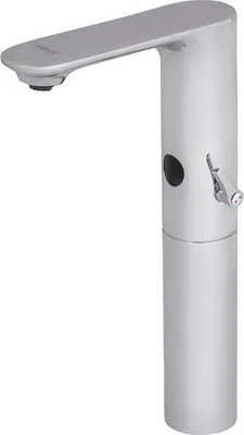 Productafbeelding van Wastafelmengkraan Sanela SLU 60B, sensorbediend, staand model, 6V, artikelnummer 03605
