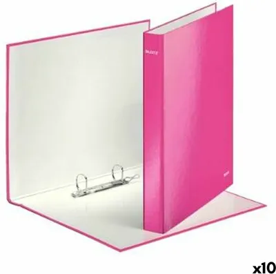 Produktbild von Leitz - Ringband Leitz Wow 4241 2Rings A4 25mm Pink | 1 Stück | 10 Stück