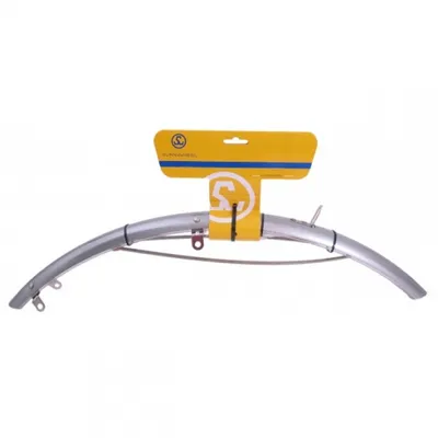 Produktbild von Voorbalboard 28 Kunststoff 45 mm - Silbertransparent