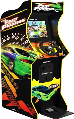 Obrázek produktu pro Arcade1Up The Fast & The Furious, Malý arkádový automat, The Fast & The Furious, Jakékoliv pohlaví, 43,2 cm (17"), LCD, Vícebarevný