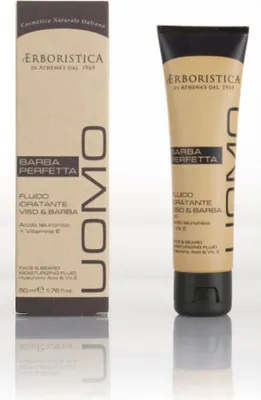 Produktbild von L'Erboristica Uomo Classic Nawilżający fluid do twarzy i brody, 50 ml