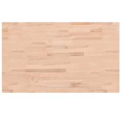 Produktbild von Tischplatte 100x60x4 cm Rechteckig Massivholz Buche