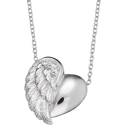 Obrázek produktu pro Engelsrufer ERN-LILHEARTWING Heartwing Ladies Necklace 40cm, adjustable