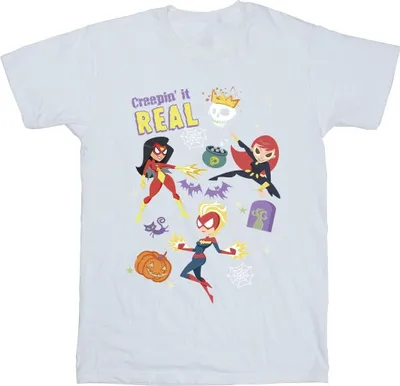 Produktbild von Marvel - "Creepin It Real" T-Shirt für Herren BI38330 (S) (Weiß)