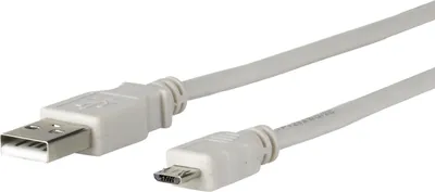 Immagine prodotto di Microconnect USBABMICRO5G Cavo USB 5 m 2.0 Micro-USB B USB A Grigio (USBABMICRO5G)