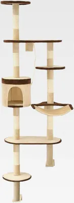 Produktbild von Kratzbaum Sisal 194cm Wandkratzbaum Katzenbaum Kletterbaum Spielbaum