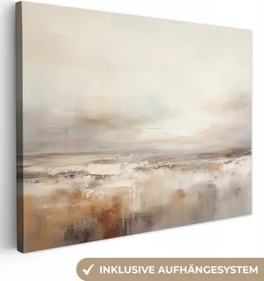 Obrázek produktu pro OneMillionCanvasses® - Obrazy na plátně - Umění - Industriální - Šedá - Hnědá - Abstraktní, Nástěnné umění, Nástěnné dekorace Obývací pokoj, 120x90cm