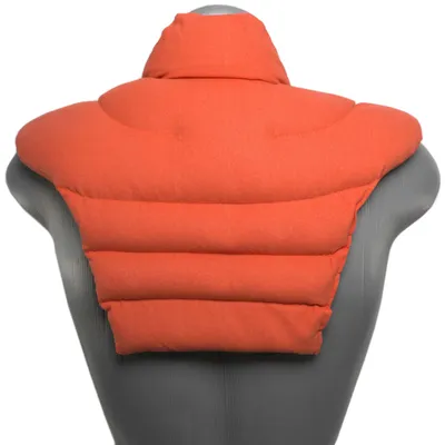 Produktbild von Nackenhörnchen HWS - Nacken + Schultern + Rücken - orange - Rapssamenkissen - Nackenkissen Wärmekissen